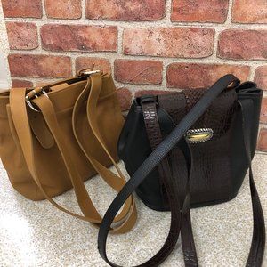 vintage bags lot of 2 bag Coach / Brighton.